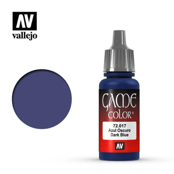 72017 Azul asqueroso-Sick blue Esta gama de pinturas acrílicas, ha sido diseñada especialmente para contener todos los colores utilizados frecuentemente en figuras de fantasía. Los colores se presentan en botellas de 17 ml.