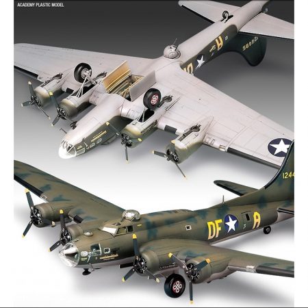 academy 12495 B-17F Flying Fortress Memphis Belle Kit en plástico para montar y pintar.