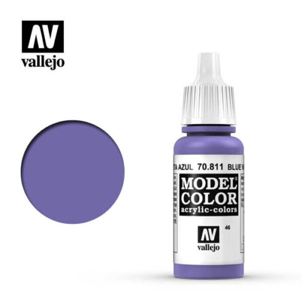 acrylicos vallejo 046 Violeta azul-Blue violet 70.811 17ml Model Color es la gama mas amplia de pinturas acrílicas para Modelismo.