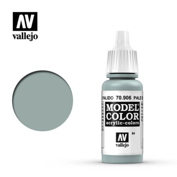 acrylicos vallejo 064 Azul pálido-Pale blue 70.906 17ml Model Color es la gama mas amplia de pinturas acrílicas para Modelismo.