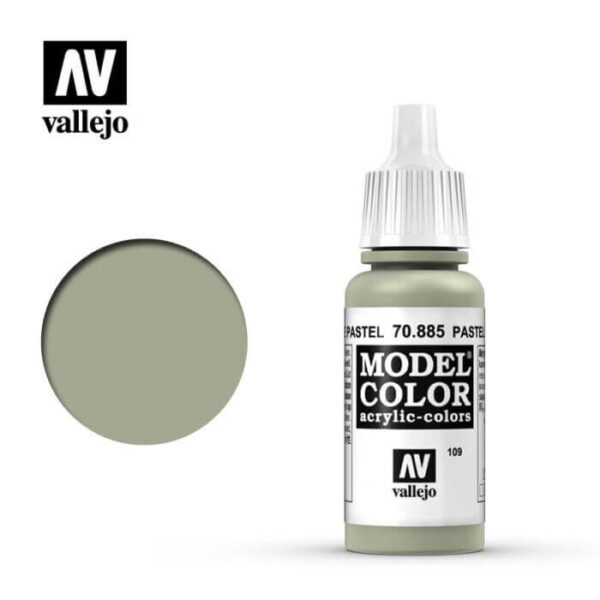 acrylicos vallejo 109 Verde pastel-Pastel green 70.885 17ml Model Color es la gama mas amplia de pinturas acrílicas para Modelismo.