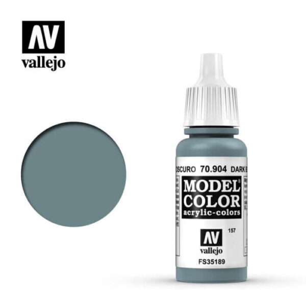 acrylicos vallejo 157 Gris azul oscuro-Dark blue grey 70.904 17ml Model Color es la gama mas amplia de pinturas acrílicas para Modelismo.