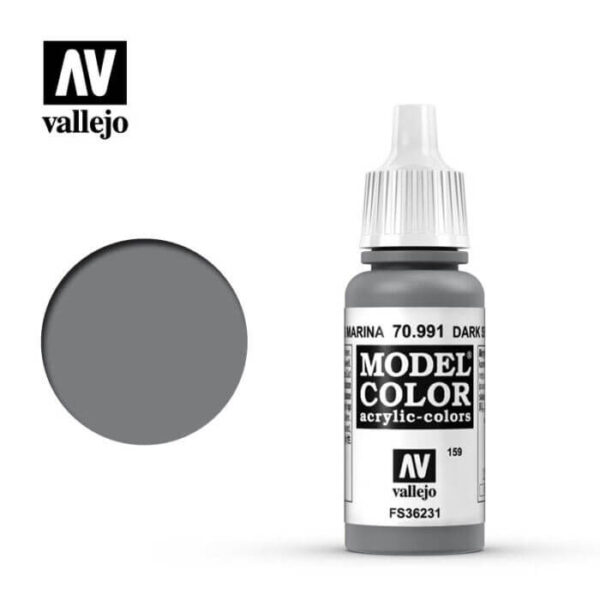 acrylicos vallejo 159 Gris marina-Dark sea grey 70.991 17ml Model Color es la gama mas amplia de pinturas acrílicas para Modelismo.