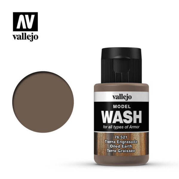 acrylicos vallejo 76521 Model Wash Oiled Earht Tierra Engrasada 35ml