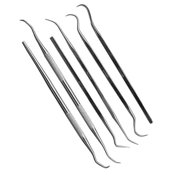 chaves 10244 Juego de 6 buriles tipo dental