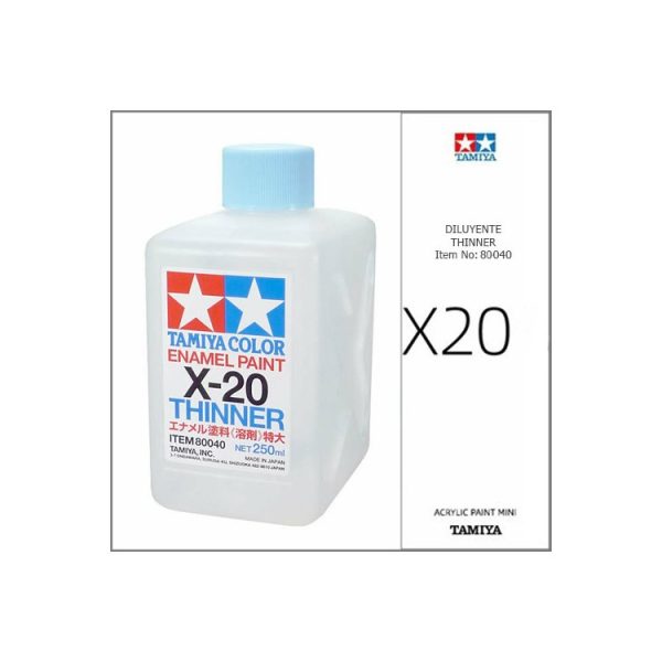 tamiya x-20 enamel thinner 250ml