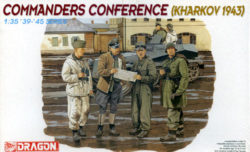 dragon 6144 Commanders Conference Kharkov 1943 Kit en plástico para montar y pintar. Incluye 4 figuras. piezas 39