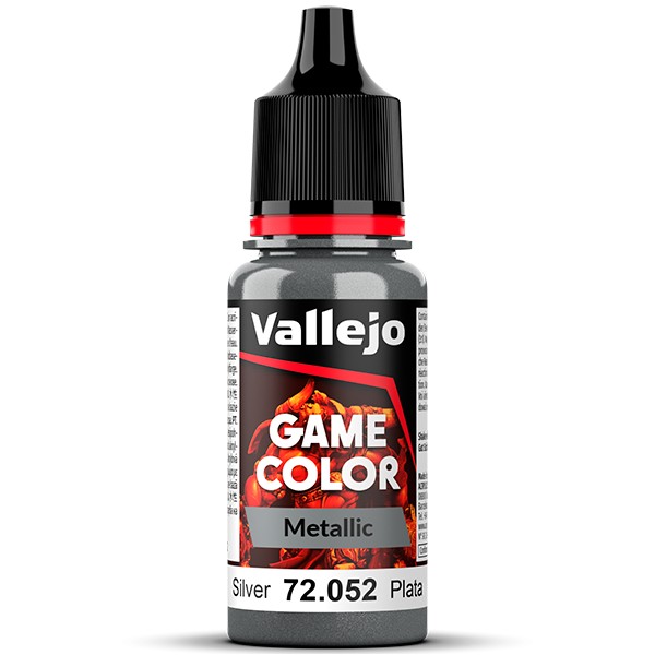 vallejo game color 72052 Plata - Silver 18ml