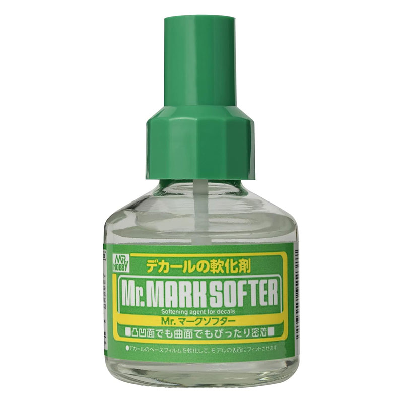 gsi ms231 Mr Mark Softer NEO 40ml Liquido especial para ablandar las calcas y adaptarlas a la superficie del modelo.