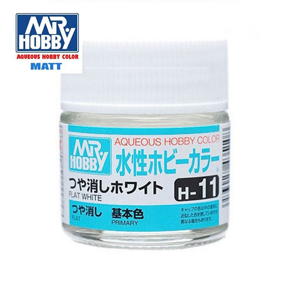 gunze sangyo mr hobby aqueous color H011 Flat White - Blanco Mate