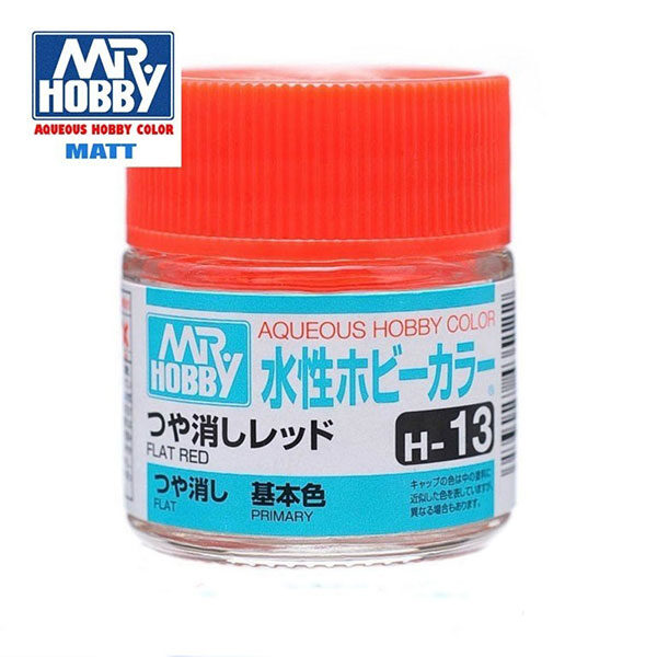 gunze sangyo mr hobby aqueous color H013 Flat Red - Rojo Mate