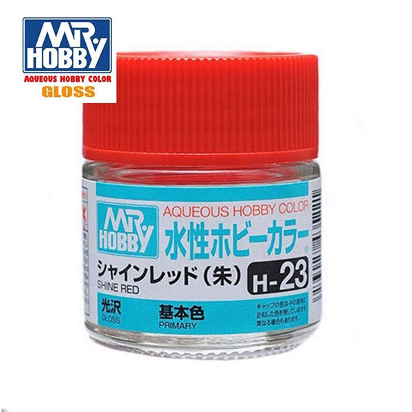 gunze sangyo mr hobby aqueous color H023 Gloss Shine Red - Rojo Vivo Brillo 10ml