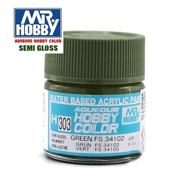 H303 Semi Gloss Green FS34102 - Verde FS34102 10ml