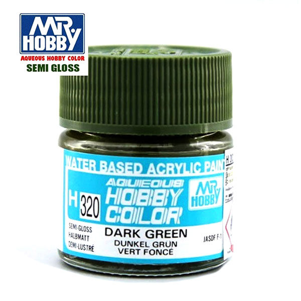 H320 Semi Gloss Dark Green - Verde Oscuro Satinado 10ml