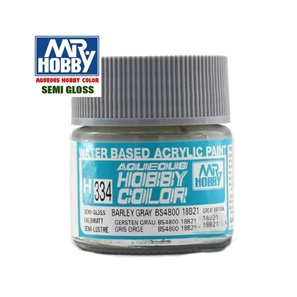 H334 Semi Gloss Barley Gray BS4800/18B21 - Gris Barley BS4800/18B21 Satinado 10ml