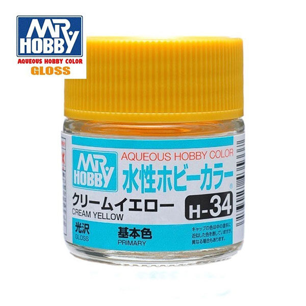 H034 Cream Yellow - Amarillo Crema Brillo 10ml