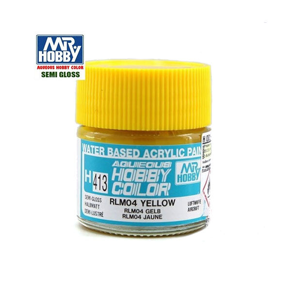 H413 Semi Gloss RLM 04 Yellow - Amarillo RLM 04 Satinado 10ml