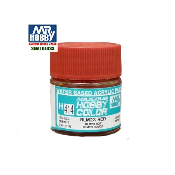 H414 Semi Gloss RLM 23 Red - Rojo RLM 23 Satinado 10ml