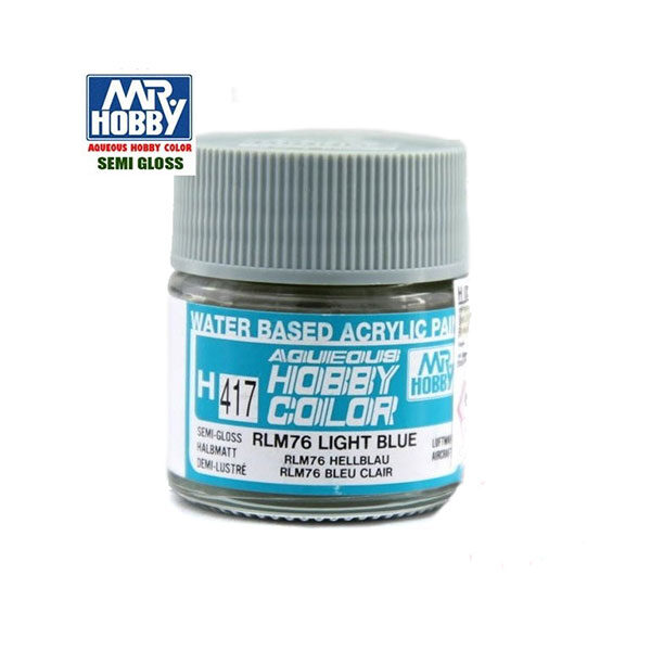 H417 Semi Gloss RLM 76 Light Blue - Azul Claro RLM 76 Satinado 10ml