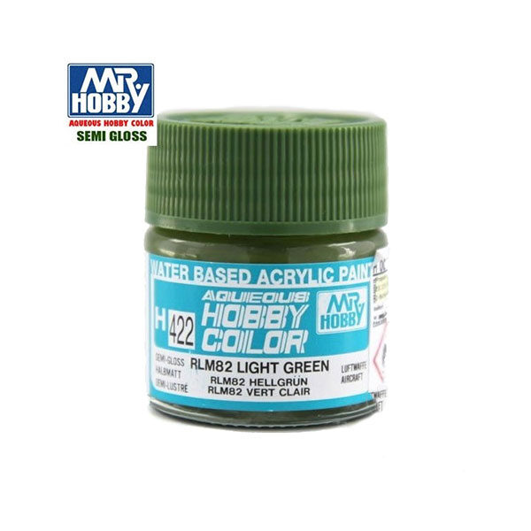 H422 Semi Gloss RLM 82 Light Green - Verde Claro RLM 82 Satinado 10ml