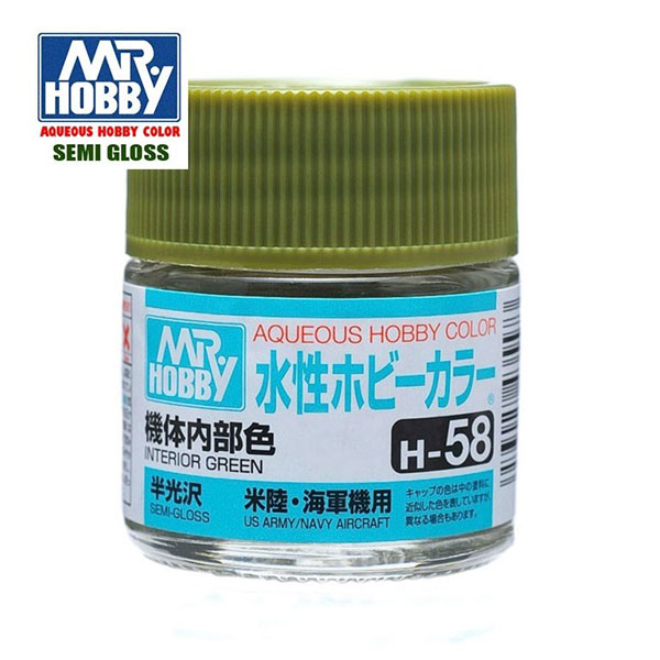 H058 Interior Green - Verde Interior Satinado 10ml