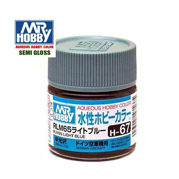 H067 Semi Gloss RLM65 Light Blue -RLM65 Azul Claro Satinado 10ml