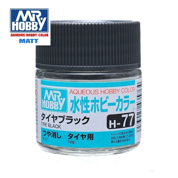 gunze sangyo mr hobby H077 Matt Tire Black - Negro Neumático Mate 10ml