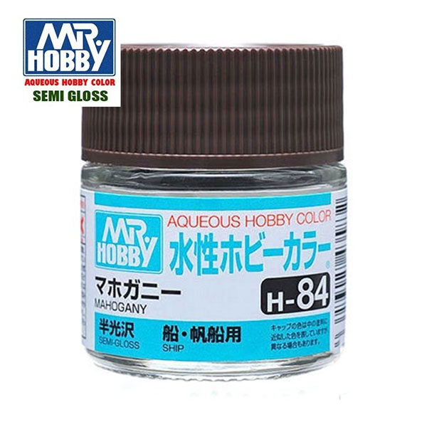 gunze sangyo mr hobby H084 Semi Gloss Mahogany - Caoba Satinado 10 ml