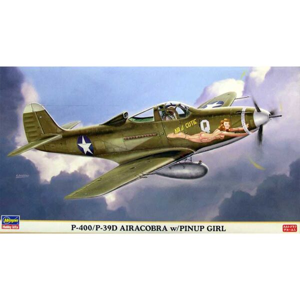 hasegawa 09738 P-400 P-39D Airacobra Pinup Girl