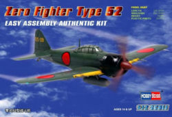 hobby boss 80241 Zero fighterType 52 1/72 Kit en plástico para montar y pintar. Hoja de calcas con 2 decoraciones.