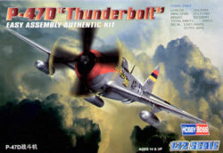 hobby boss 80257 P-47D Thunderbolt 1/72 Kit en plástico para montar y pintar. Hoja de calcas con 2 decoraciones.