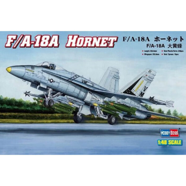 hobby boss 80320 F/A-18A Hornet Kit en plástico para montar y pintar