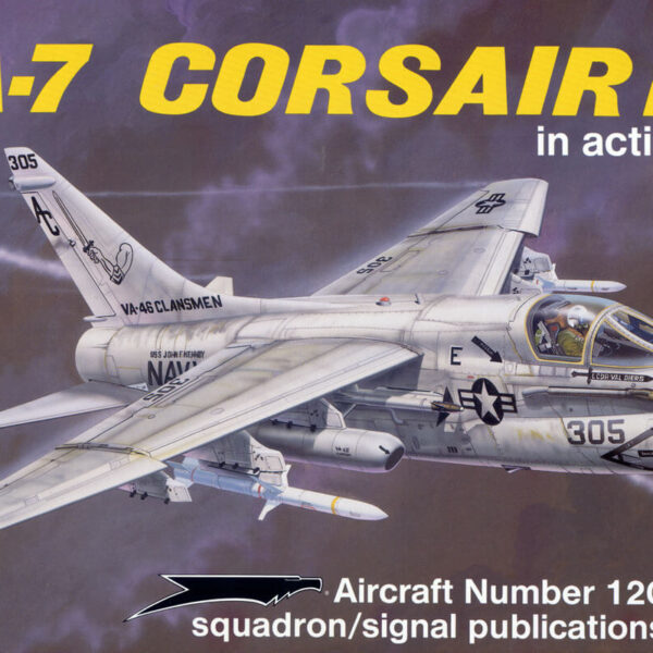 sq1120 A-7 Corsair II in action