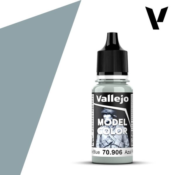 vallejo model color 70906 Azul pálido - Pale blue Model Color es la gama mas amplia de pinturas acrílicas para Modelismo.