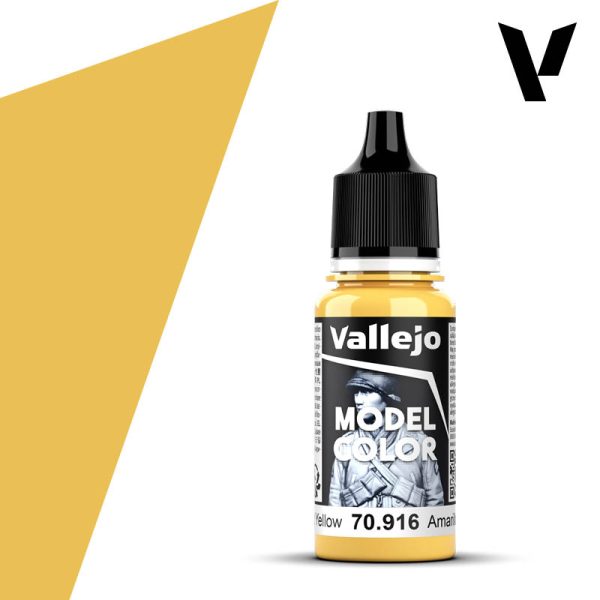vallejo model color 70916 Amarillo arena - Sand yellow Model Color es la gama mas amplia de pinturas acrílicas para Modelismo.