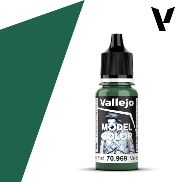 Verde - Park green flat 70.969 Model Color es la gama mas amplia de pinturas acrílicas para Modelismo