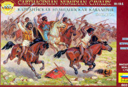 zvezda 8031 Carthagenian Numidian Cavalry III-I b.c. escala 1/72