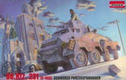 RODEN 702 Sd.Kfz.231 8 Rad Kit en plástico para montar y pintar. Escala 1/72