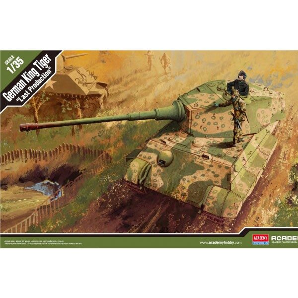 ACADEMY 13229 German King Tiger Last production maqueta escala 1/35