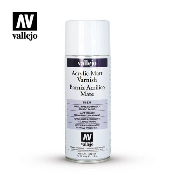 AV 28531 Acrylicos Vallejo Barniz Acrilico Mate-Matt 400ml