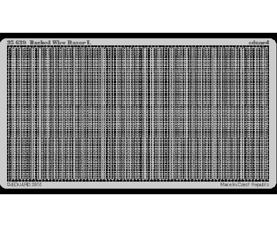 eduard 35639 Alambre de espino Razor I Barbed Wire Razor I (8 metros) Alambre de espino en metal fotograbado. Totalmente extendido alcanza los 8 mtr de longitud. Escala 1/35