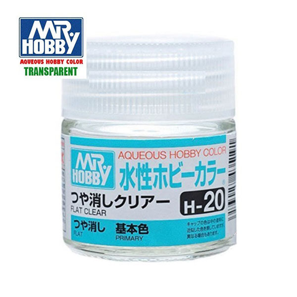 gunze sangyo mr hobby aqueous color H020 Flat Clear-Barniz mate 10ml
