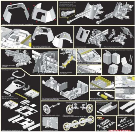 dragon 6230 Panzerjager I 4,7cm PaK(t) 1/35 Kit en plástico para montar y pintar. Incluye fotograbados y cadenas por eslabones individuales.