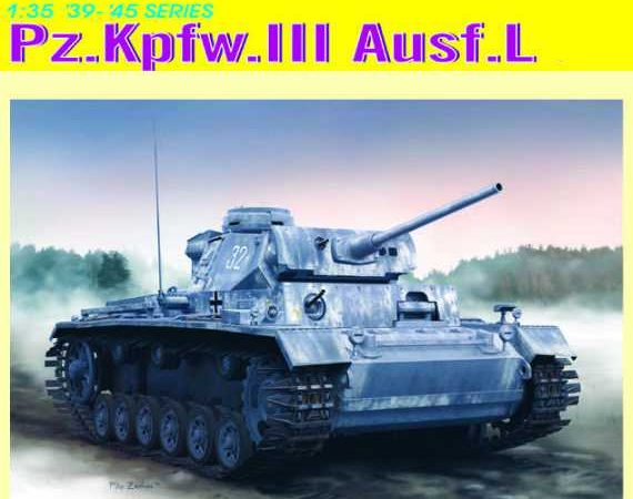 dragon 6387 Pz.Kpfw.III Ausf.L Late w/Winterketten Kit en plástico para montar y pintar. Incluye fotograbados y cadenas por eslabones individuales