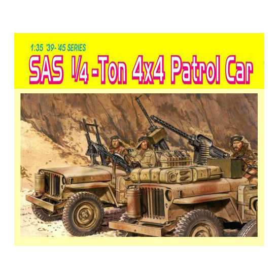 、 Dragon Models 1/35 WWII SAS 1/4 Ton 4x4 Patrol Commander's
