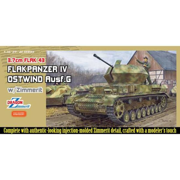 dragon models 6746 Flakpanzer IV Ausf.G w/zimmerit maqueta escala 1/35