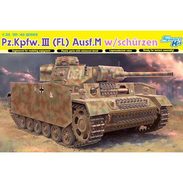 Pz.Kpfw.III (Fl) Ausf.M w/schürzen