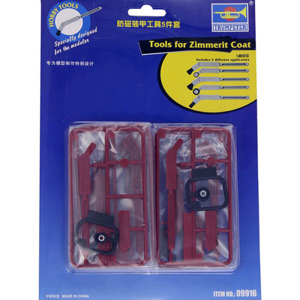 Trumpeter / Master Tools 09916 - Tools For Zimmerit Coat - Model Building Accessories