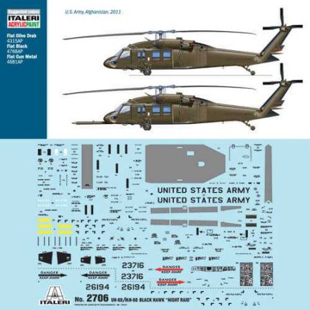 italeri 2706 uh-60 black hawk