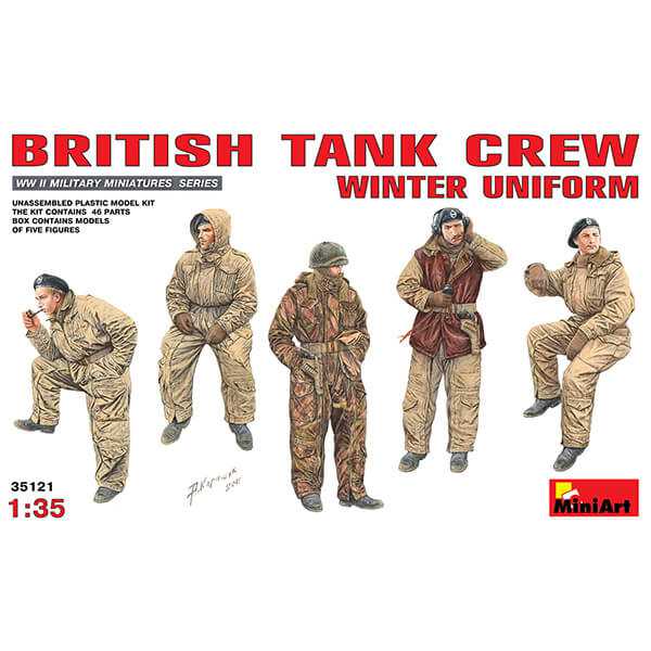 British Tank Crew Winter Uniform miniart 35121